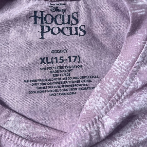 Disney Hocus Pocus Tee It’s Just a Bunch of Hocus Pocus EUC - Picture 4 of 4